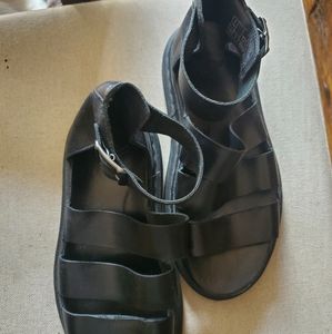 Dr. Marten Clarissa Black Sandal